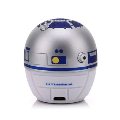 Figurka gadżet biurowy R2D2 w kształcie kopuły, srebrno-niebieska, z portem USB