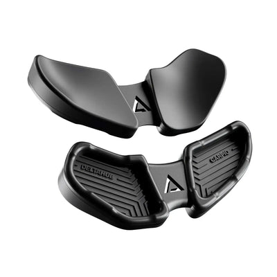 Czarna podkładka pod nadgarstek Carpio Deltahub do biura i klawiatury mechanicznej