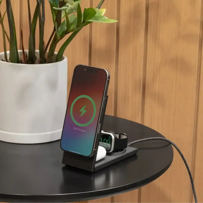 Native Union - Rise 3-in-1 Magnetic Wireless Charger - Magnetyczna Ładowarka Bezprzewodowa