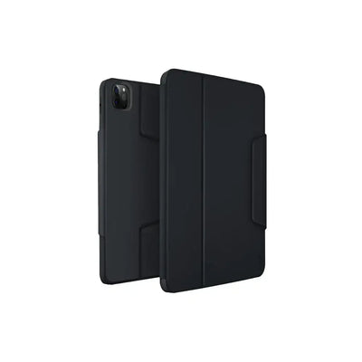 Czarna etui na tablet, nowoczesna i minimalistyczna, do ochrony urządzenia biurowego
