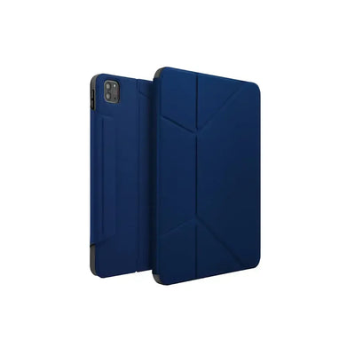 Niebieskie etui na tablet, nowoczesny design, ochrona i akcesoria do biura