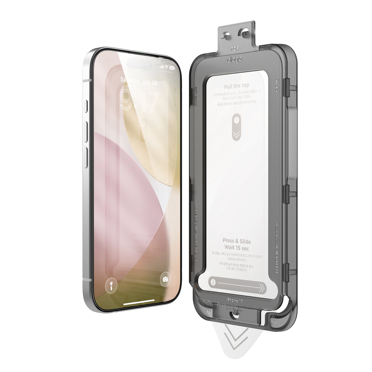 Elago - Tempered Glass Protector for iPhone 17 - Szkło Ochronne na Ekran
