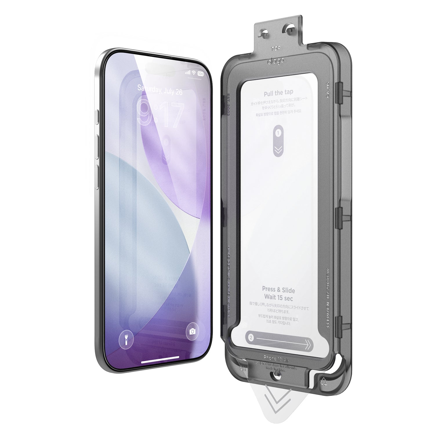 Elago - Tempered Glass Protector for iPhone 17 - Szkło Ochronne na Ekran