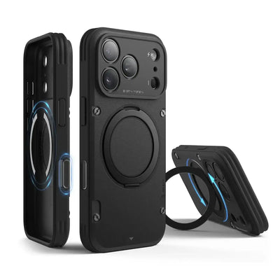 Elago - Magnetic Armor Case for iPhone 17 Pro / Pro Max with Ring Stand - Etui z Podstawką