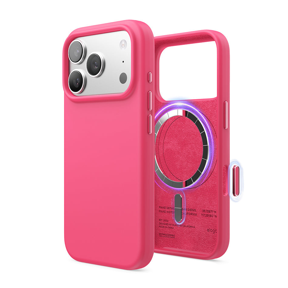 Elago - Magnetic Silicone Case for Iphone 17 Pro - Silikonowe Etui z MagSafe
