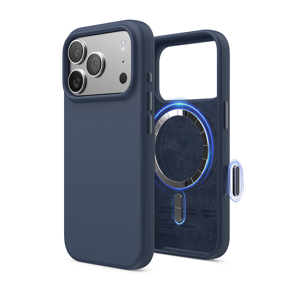 Elago - Magnetic Silicone Case for Iphone 17 Pro - Silikonowe Etui z MagSafe
