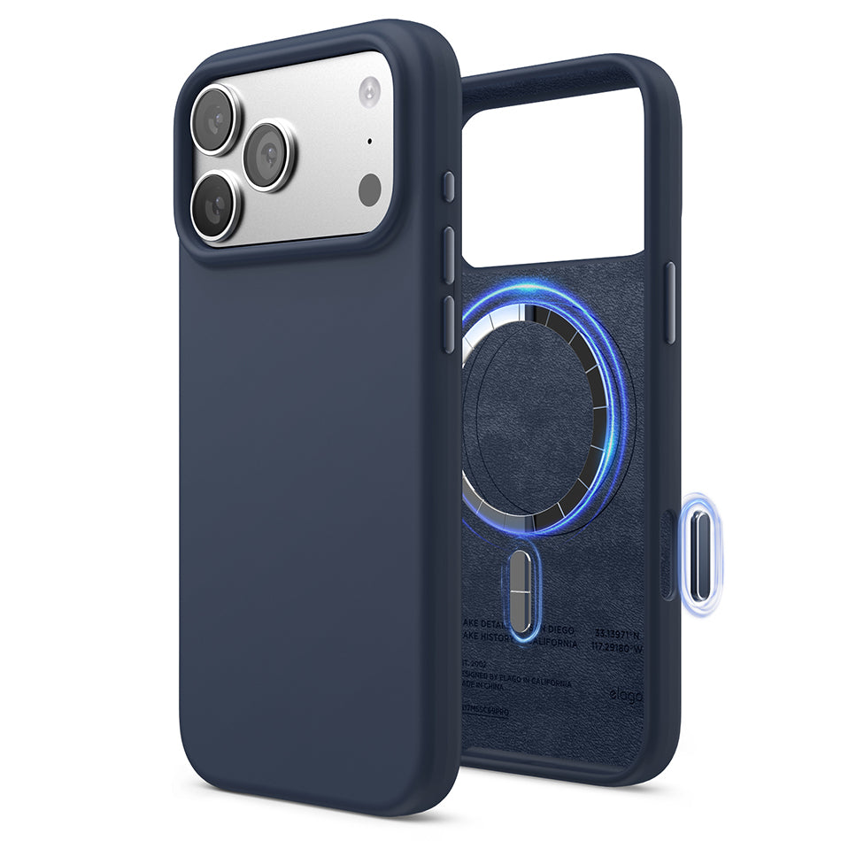 Elago - Magnetic Silicone Case for Iphone 17 Pro Max - Silikonowe Etui z MagSafe
