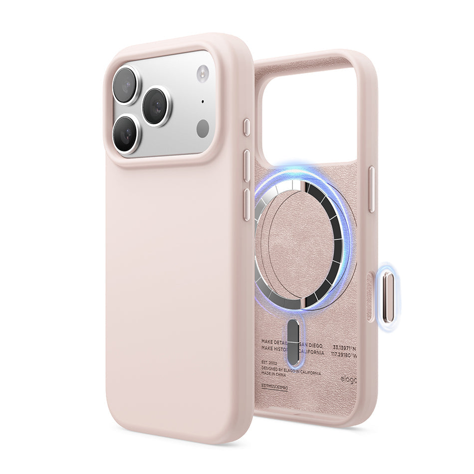 Elago - Magnetic Silicone Case for Iphone 17 Pro - Silikonowe Etui z MagSafe