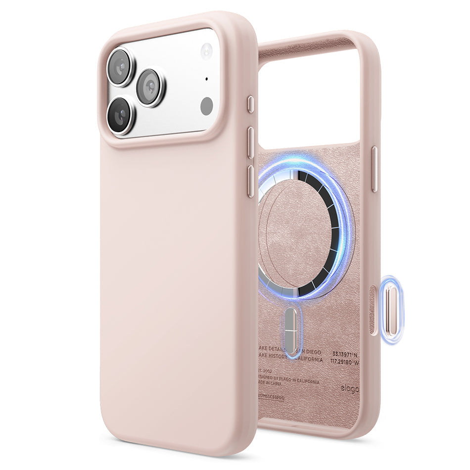 Elago - Magnetic Silicone Case for Iphone 17 Pro Max - Silikonowe Etui z MagSafe