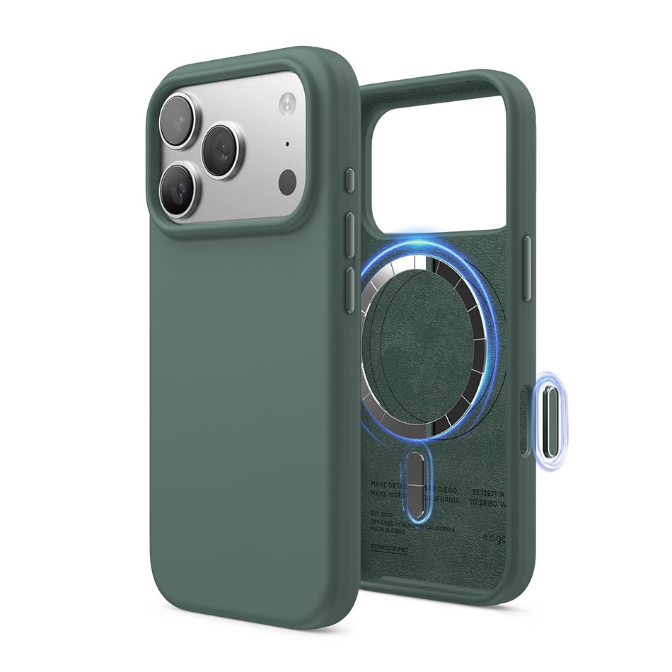 Elago - Magnetic Silicone Case for Iphone 17 Pro - Silikonowe Etui z MagSafe