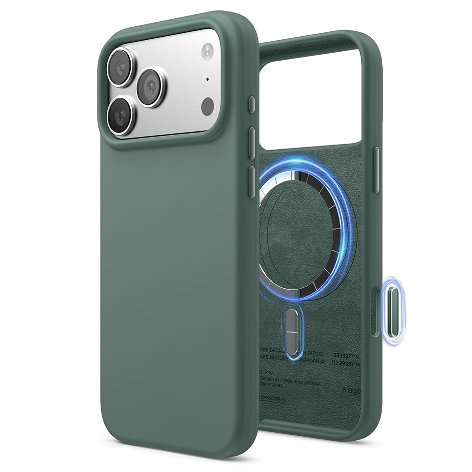 Elago - Magnetic Silicone Case for Iphone 17 Pro Max - Silikonowe Etui z MagSafe