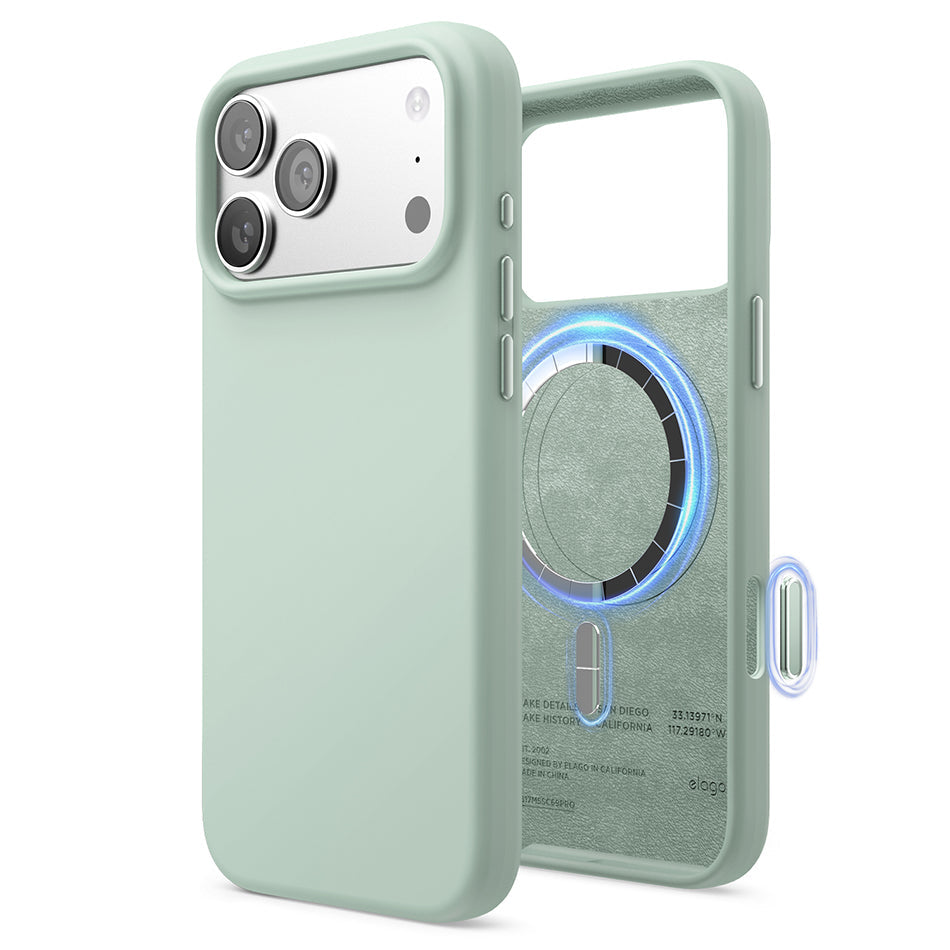 Elago - Magnetic Silicone Case for Iphone 17 Pro Max - Silikonowe Etui z MagSafe