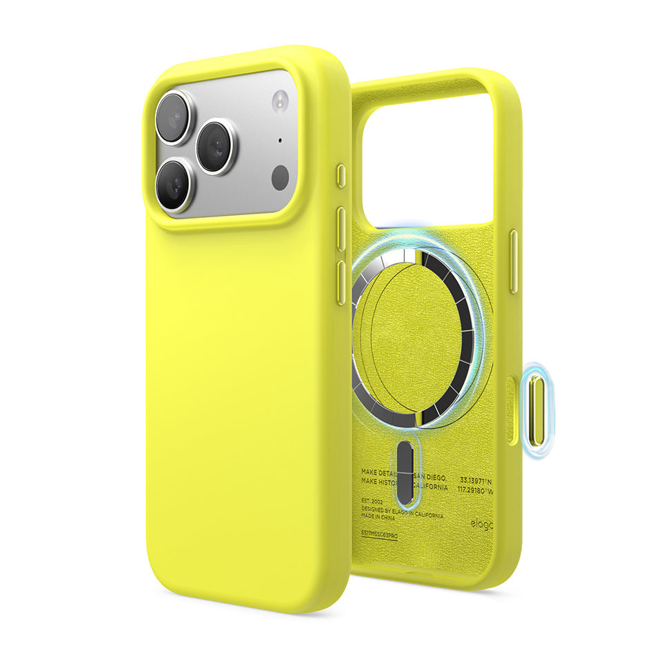 Elago - Magnetic Silicone Case for Iphone 17 Pro - Silikonowe Etui z MagSafe