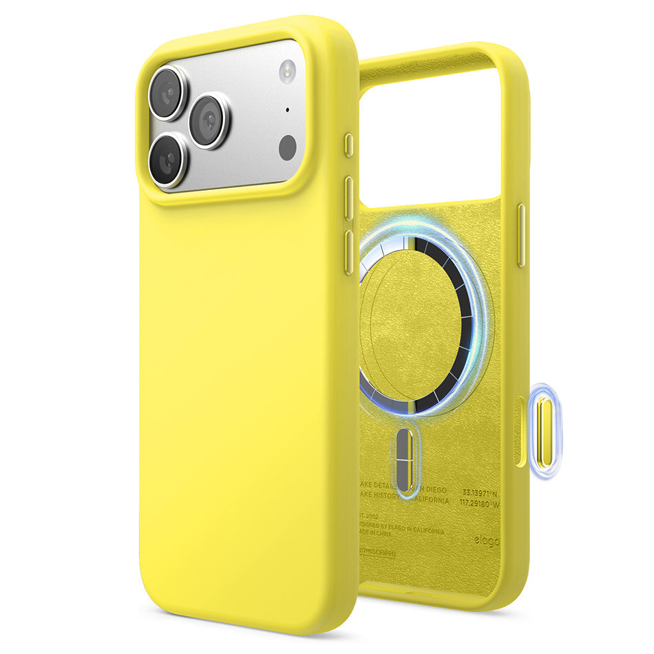 Elago - Magnetic Silicone Case for Iphone 17 Pro Max - Silikonowe Etui z MagSafe