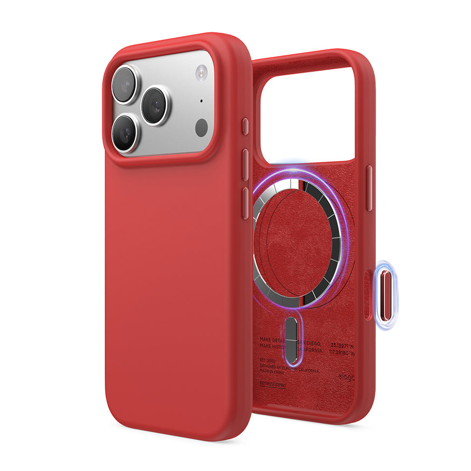 Elago - Magnetic Silicone Case for Iphone 17 Pro - Silikonowe Etui z MagSafe