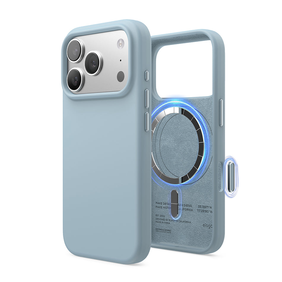 Elago - Magnetic Silicone Case for Iphone 17 Pro - Silikonowe Etui z MagSafe