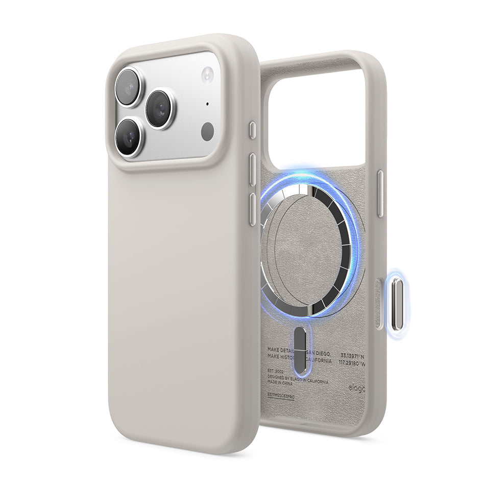 Elago - Magnetic Silicone Case for Iphone 17 Pro - Silikonowe Etui z MagSafe