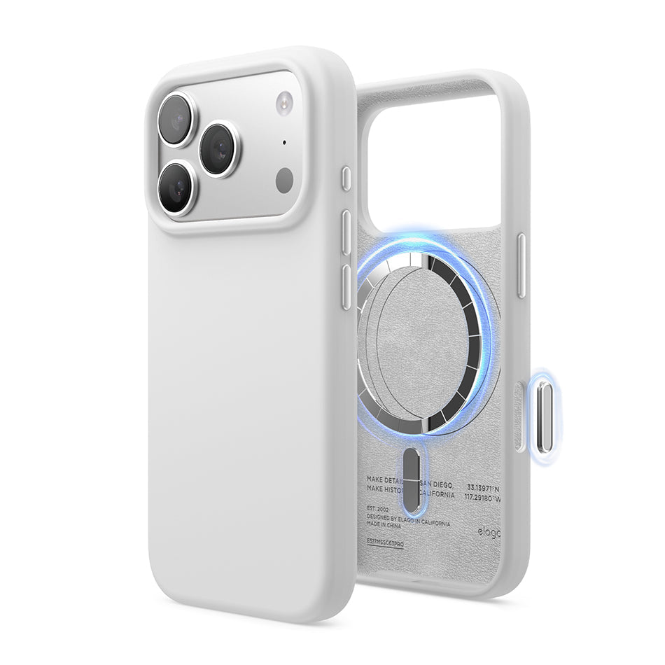 Elago - Magnetic Silicone Case for Iphone 17 Pro - Silikonowe Etui z MagSafe