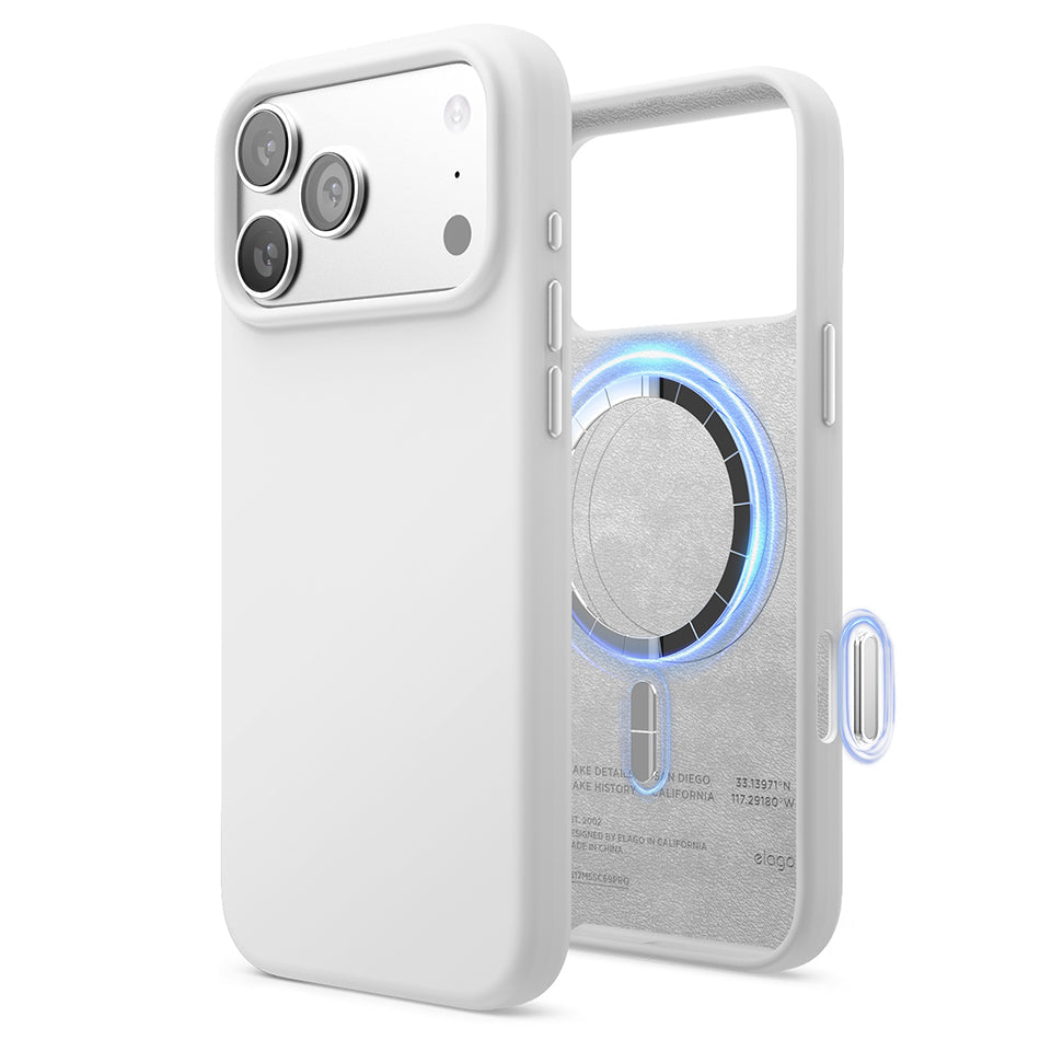 Elago - Magnetic Silicone Case for Iphone 17 Pro Max - Silikonowe Etui z MagSafe