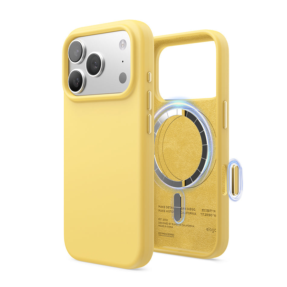 Elago - Magnetic Silicone Case for Iphone 17 Pro - Silikonowe Etui z MagSafe