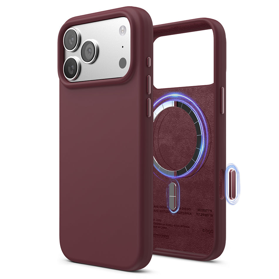 Elago - Magnetic Silicone Case for Iphone 17 Pro Max - Silikonowe Etui z MagSafe