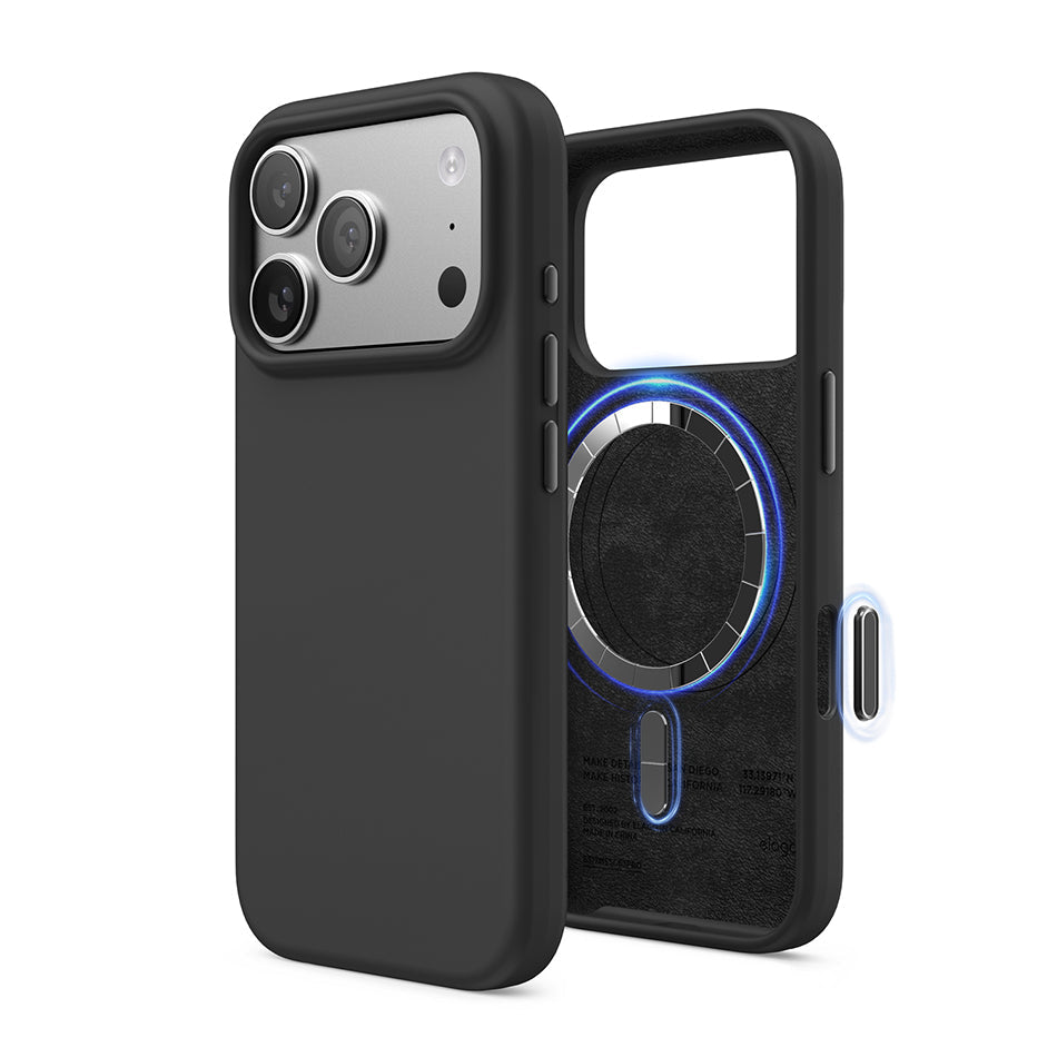 Elago - Magnetic Silicone Case for Iphone 17 Pro - Silikonowe Etui z MagSafe