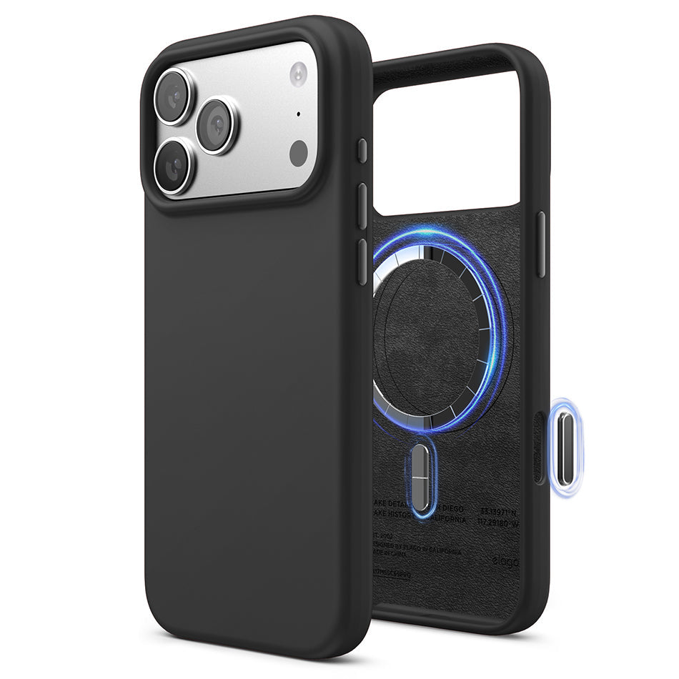 Elago - Magnetic Silicone Case for Iphone 17 Pro Max - Silikonowe Etui z MagSafe