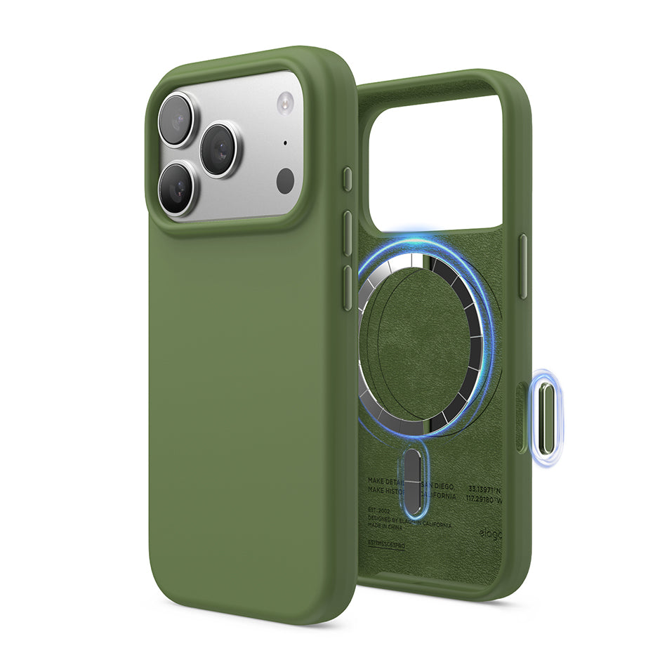 Elago - Magnetic Silicone Case for Iphone 17 Pro - Silikonowe Etui z MagSafe