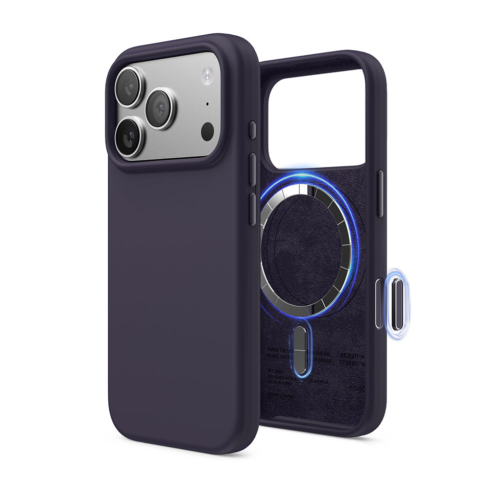 Elago - Magnetic Silicone Case for Iphone 17 Pro - Silikonowe Etui z MagSafe