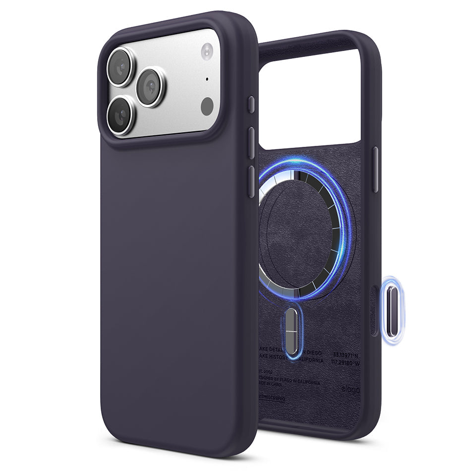 Elago - Magnetic Silicone Case for Iphone 17 Pro Max - Silikonowe Etui z MagSafe