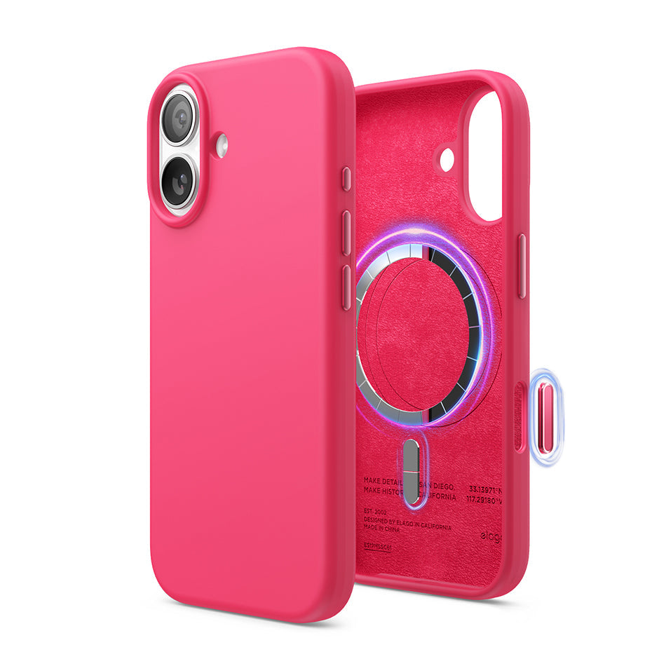 Elago - Magnetic Silicone Case for Iphone 17 - Silikonowe Etui z MagSafe