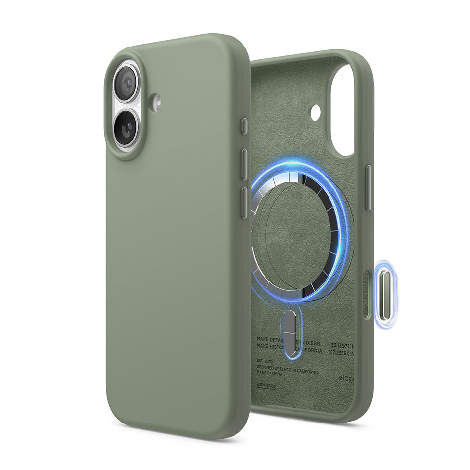 Elago - Magnetic Silicone Case for Iphone 17 - Silikonowe Etui z MagSafe