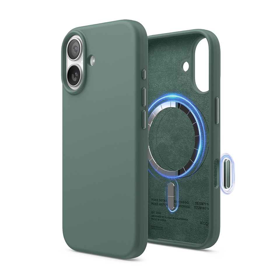 Elago - Magnetic Silicone Case for Iphone 17 - Silikonowe Etui z MagSafe