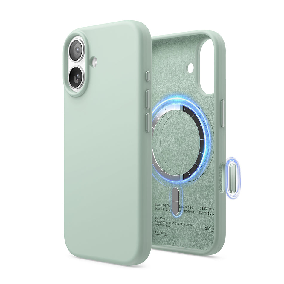 Elago - Magnetic Silicone Case for Iphone 17 - Silikonowe Etui z MagSafe