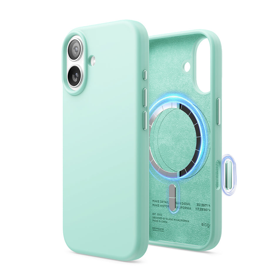 Elago - Magnetic Silicone Case for Iphone 17 - Silikonowe Etui z MagSafe
