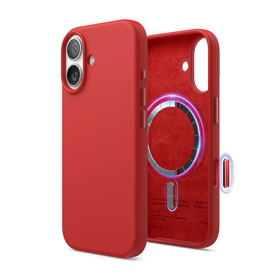 Elago - Magnetic Silicone Case for Iphone 17 - Silikonowe Etui z MagSafe