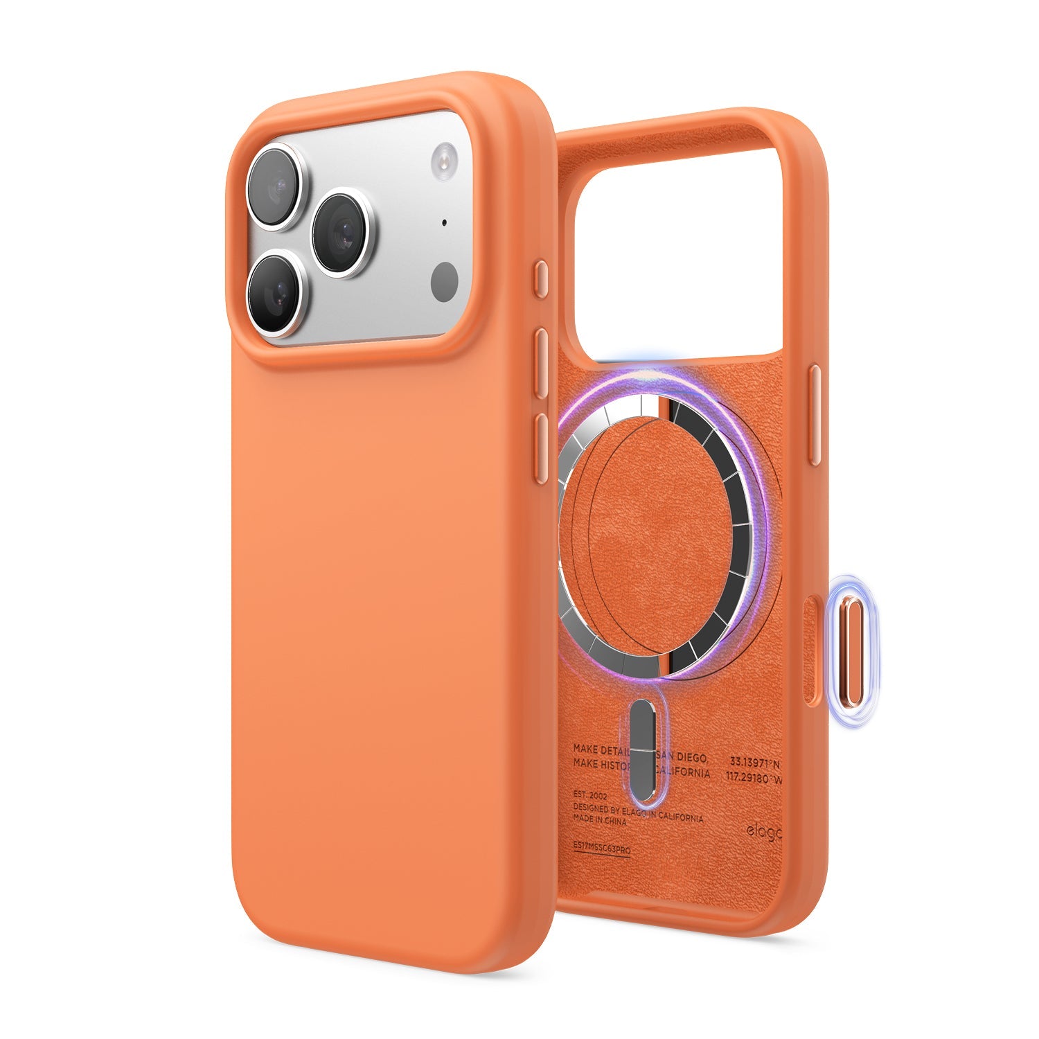 Elago - Magnetic Silicone Case for Iphone 17 Pro - Silikonowe Etui z MagSafe