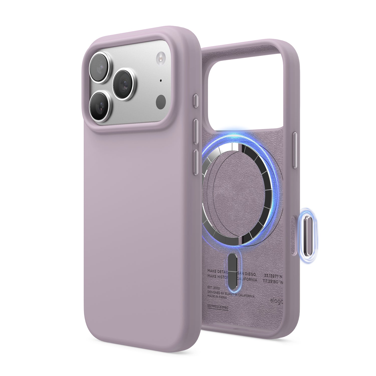 Elago - Magnetic Silicone Case for Iphone 17 Pro - Silikonowe Etui z MagSafe
