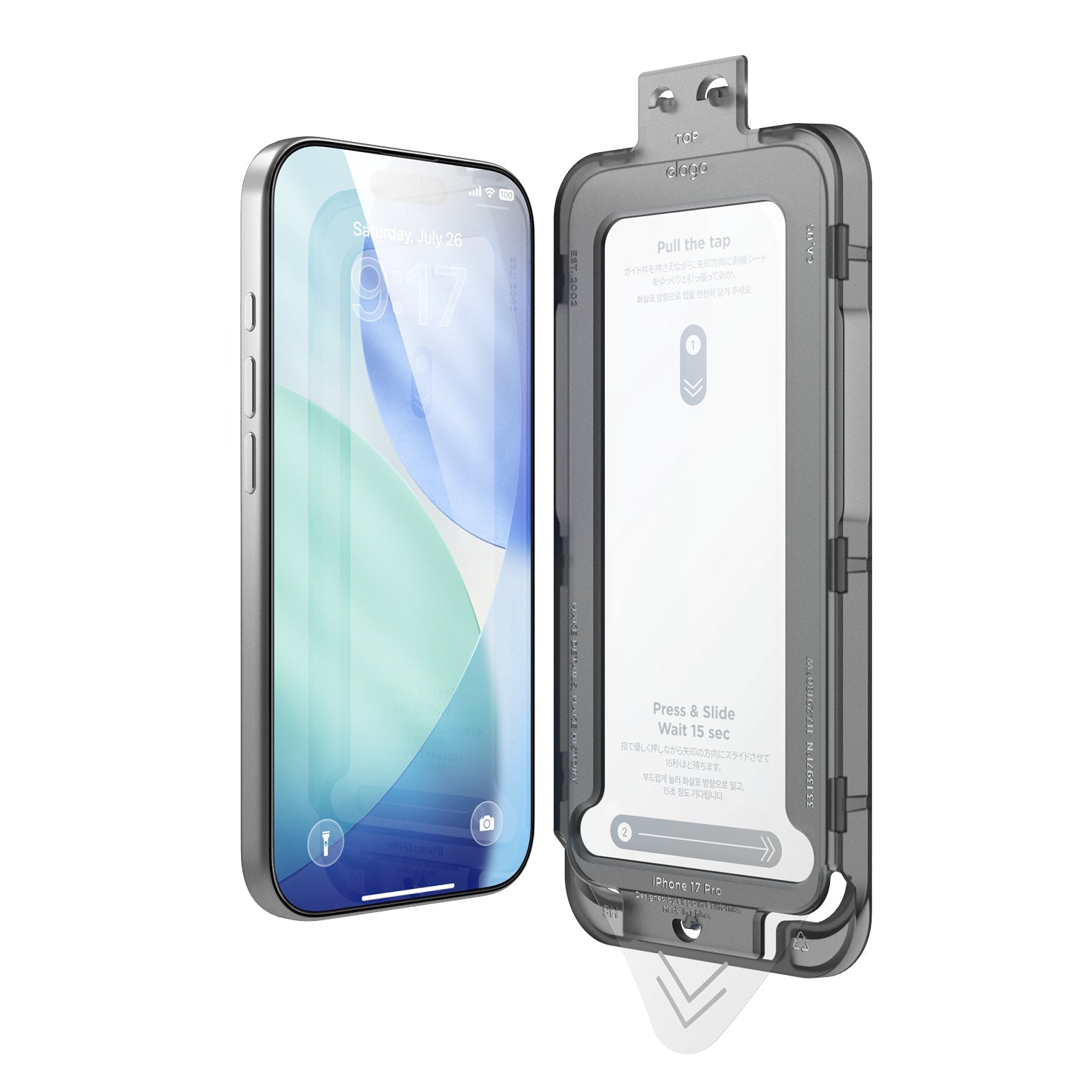 Elago - Tempered Glass Protector for iPhone 17 - Szkło Ochronne na Ekran