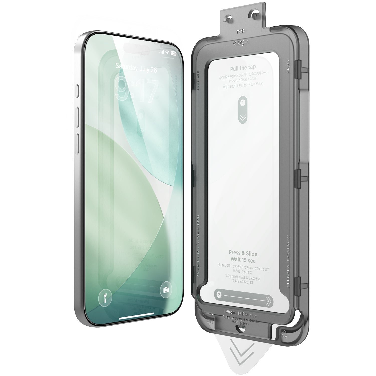 Elago - Tempered Glass Protector for iPhone 17 - Szkło Ochronne na Ekran