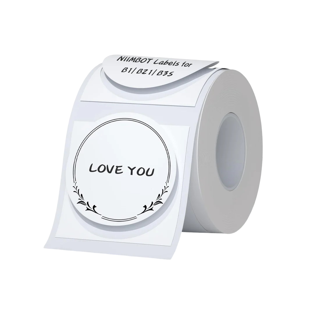 Niimbot - Label T50*50-150 Round - Etykiety Termiczne Okrągłe 150 Sztuk