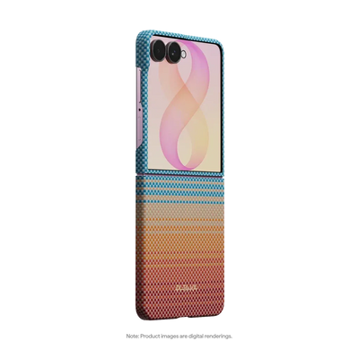 PITAKA - Edge Case Sunset 2.0 California Dream-01 for Galaxy Z Flip8 - Ultracienkie Etui do Samsunga