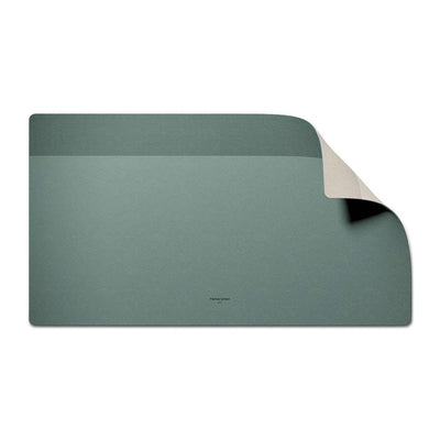 Zielona mata na biurko do klawiatury mechanicznej i akcesoriów, minimalistyczny design