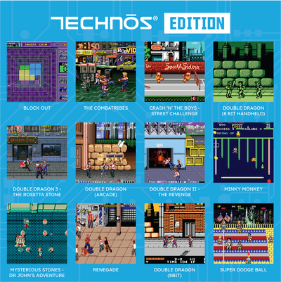 Evercade - Hyper Mega Tech Super Pocket Technos Edition - Konsola Retro z Zestawem Gier