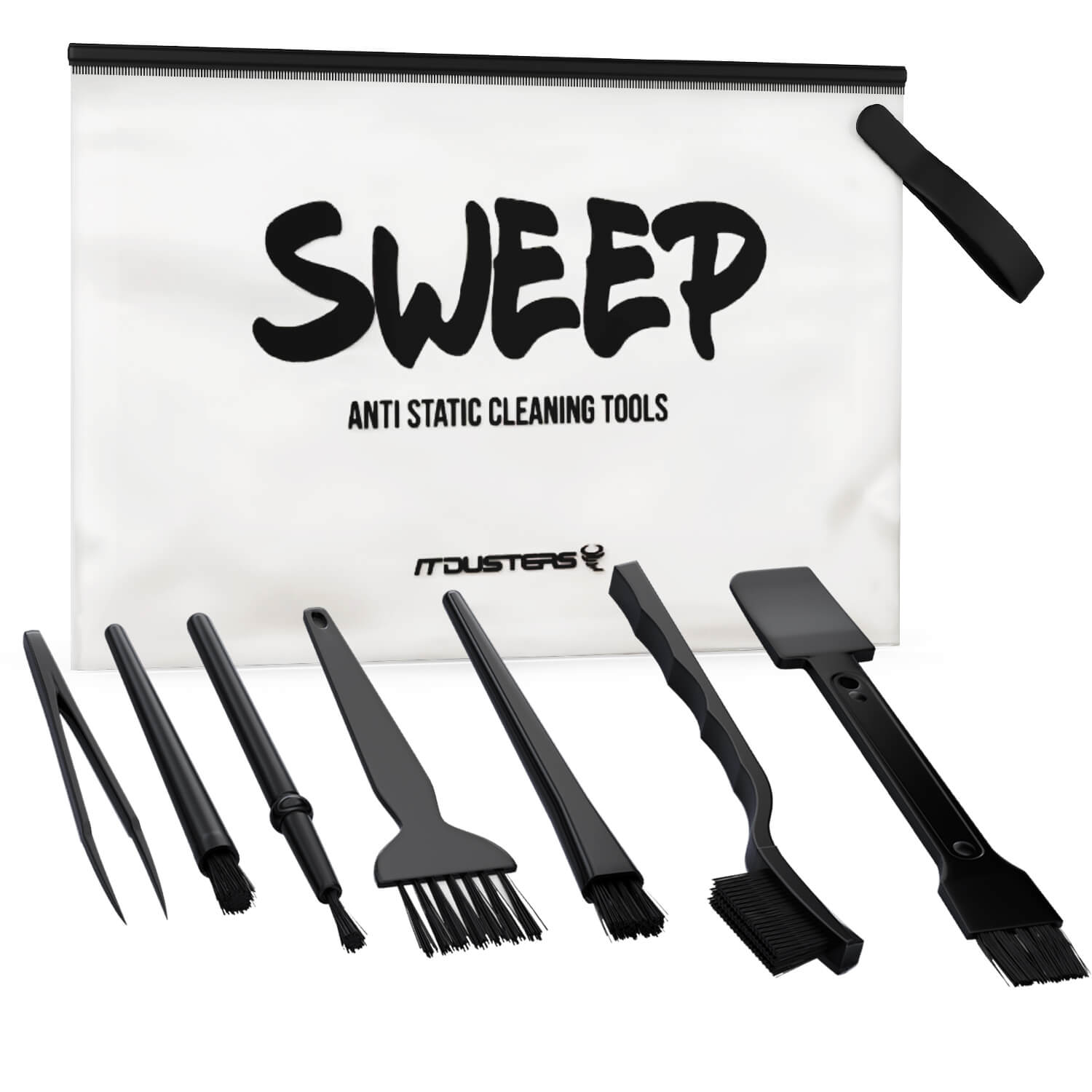 IT Dusters - IT Dusters Sweep ESD Cleaning Brush Set - Zestaw Szczoteczek do Czyszczenia