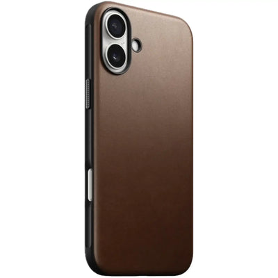 Nomad – Modern Leather Case for iPhone 16 / Plus / Pro / Pro Max with MagSafe - Skórzane Etui na iPhone z MagSafe