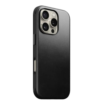 Nomad – Modern Leather Case for iPhone 16 / Plus / Pro / Pro Max with MagSafe - Skórzane Etui na iPhone z MagSafe