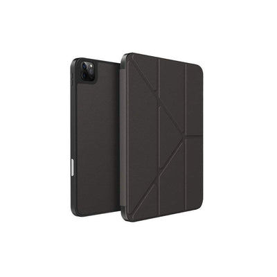 Szare etui ochronne do iPad Pro 11 2021, nowoczesny design, akcesoria biurowe