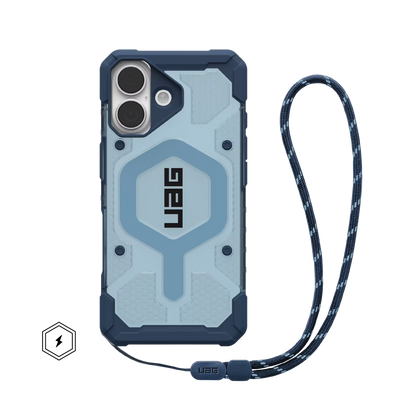 UAG - Pathfinder Clear Case & Lanyard - Etui przezroczyste ze smyczą do iPhone 17 / Pro / Pro Max / Air