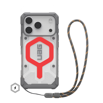 UAG - Pathfinder Clear Case & Lanyard - Etui przezroczyste ze smyczą do iPhone 17 / Pro / Pro Max / Air